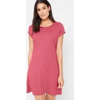 bonprix Shirtkleid für warme Tage, aus reiner Baumwolle, taillierte Passform