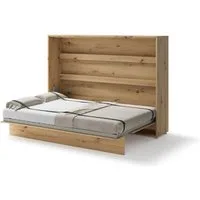 HAUSELEMENT Schrankbett 140 x 200 Horizontal LENART BED CONCEPT BC-04 Wandklappbett