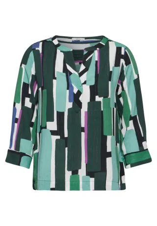 CECIL - Bedruckte Bluse grün - Gr. - XS