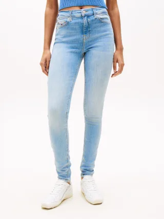 Tommy Jeans (PVH Group) - NORA MR SKNY BI0214 CO Denim Light - Gr. - 32