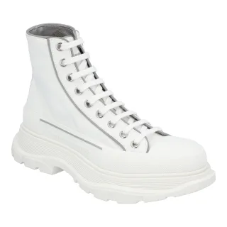 Alexander McQueen Tread Slick Stiefel 'Weiß Grau'