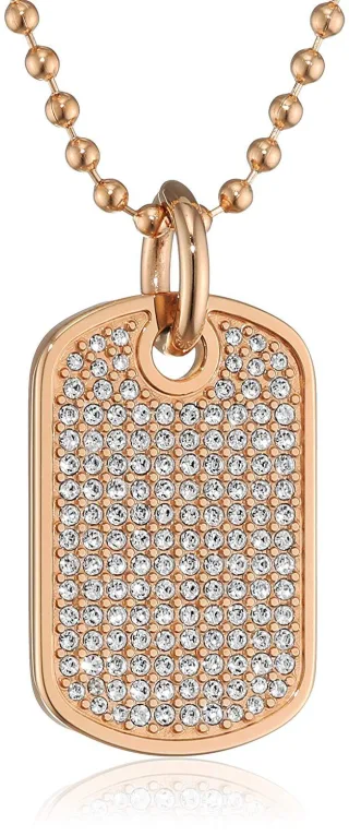 Tommy Hilfiger 'Finec' Damen Edelstahlkette mit Anhänger - Rosé 2700749