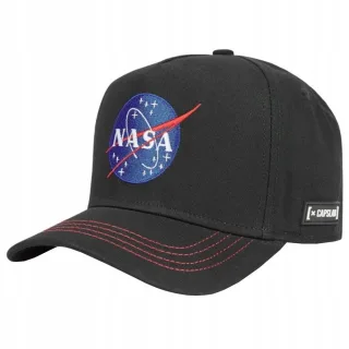 Capslab - "Space Mission" Baseball-Mütze (Schwarz)
