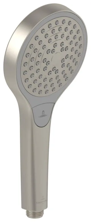 Villeroy & Boch Handbrause 3StraklaVerve Showers 114x249x62mm Ru. BrushedNickelMatt TVS10900100064