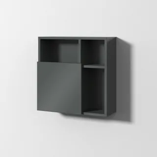 Sanipa 3way Würfelschrank, Anthrazit-Glanz, BS55079 BS55079