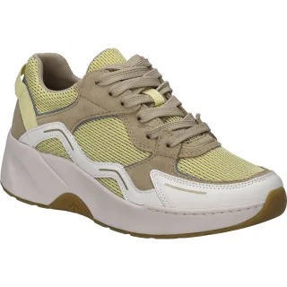 JOSEF SEIBEL Damen Sneaker Lissi 13 in weiss-gelb