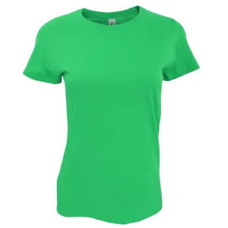 SOLS Womens/Ladies Imperial Heavy Short Sleeve T-Shirt (Kelly Green)