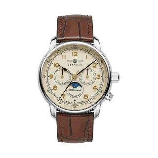 Zeppelin Herrenuhr Méditerranée Mondphase 96365