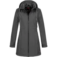 Alessandro Salvarini Softshelljacke Damen – Übergangsjacke mit Kapuze Wasserabweisende Softshelljacke mit Fleecefutter