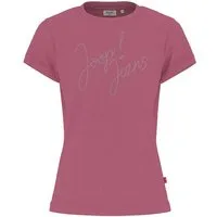 JOOP! T-Shirt Tineta mit appliziertem Logo in Glitzeroptik