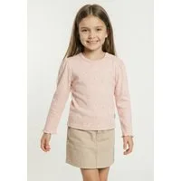 MAXIMO T-Shirt (1-tlg) Blassrosa, Blumen-Alloverprint, Longsleeve, Baby-Girl