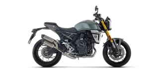 Sport Auspuff Komplettanlage Arrow Round Sil TITAN Suzuki GSX-8T / GSX-8TT Bj.2025-2026 EURO5+ /+ABE