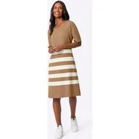 heine Strickkleid Strickkleid Kurzarm