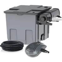 Heissner Teichfilter Heissner Mehrkammerfilter Set 16000 Liter inkl. 18 (Komplett-Set, 1 St)