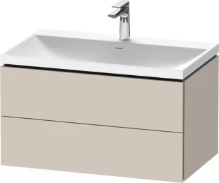 Duravit L-Cube c-shaped Set wandhängend Taupe Matt 800x480x480 mm - LC6951O91910000 LC6951O91910000