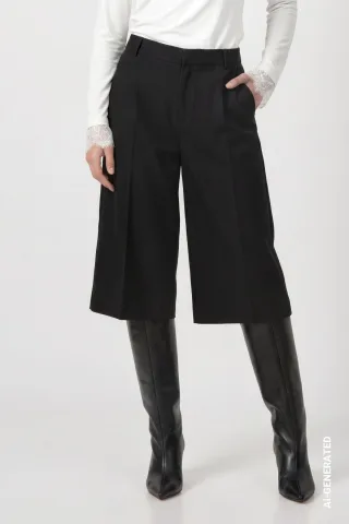 monari - Bermuda Hose schwarz - Gr. - 42