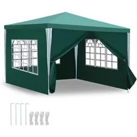 Clanmacy Pavillon Pavillon Partyzelt Festzelt Wasserdicht mit Fenster 3x3m/3X6m