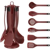 Cheffinger Kochbesteck-Set 7-teilig - hitzebeständig & pflegeleicht (7-tlg)