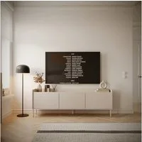 Selsey TV-Schrank TOVI Lowboard mit Stauraum und Metallfüßen, 175 / 140 cm breit