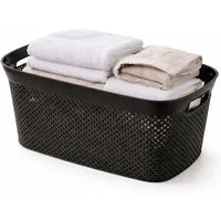 Mojawo Wäschewanne Wäschekorb Wäschebehälter Wäschesammler 35 Liter B58xL40XH30cm