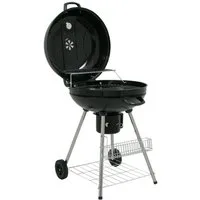 BBQ-Toro Holzkohlegrill Kugelgrill Birch 57 cm, BBQ Holzkohlegrill, Grillwagen, Rundgrill