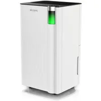 Brandson Luftentfeuchter Kompressor, WLAN, 12 L pro 24 h, 2 L Wassertank, bis 25 m², Entfeuchtung 12 l/Tag, Tank 2 l, App-Steuerung, Alexa, Timer 1–24 h, 3 Modi, Ablaufschlauch