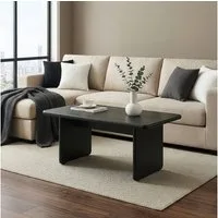 en.casa Couchtisch, »Gäljami« rechteckig 100 x 55 x 44 cm Schwarz