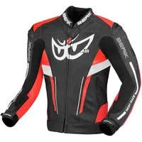 Berik Motorradjacke Air-B Motorrad Lederjacke Atmungsaktiv protektoren