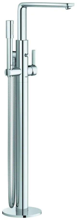 Grohe EH-Wannenbatterie Lineare 23792 Bodenmontage Fertigmontageset chrom, 23792001 23792001