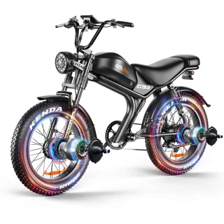 [EU Direct] Emoko C93 Electric Bike 48V 23AH Battery 1000W*2 Dual Motors Recommended Top Speed 25KM/H 20inches Tires 80-