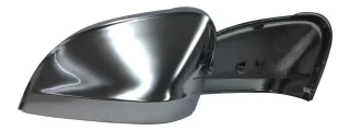 KOMPLETTE Gehäuse ALU Look Spiegel Kappen Außenspiegel SET für Audi A4 S4 8W B9