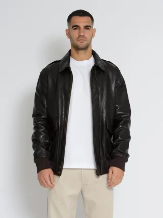 Top Gun Lederjacke TG2023003
