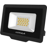 LUXULA LED Flutlichtstrahler LED-Fluter, 20 W, warm- & neutralweiß, 2000 lm, schwarz, IP65, LED fest integriert, neutralweiß, warmweiß