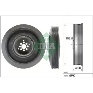 Ina Riemenscheibe f?r Kurbelwelle Audi A4 A5 A6 A7 A8 Q5 Q7 VW Phaeton Touareg