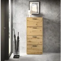 HBZ Schuhkipper Sam Schuhkipper, Schuhschrank BxHxT 59x136x17 cm (1 St), mit 4 Klappen