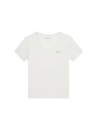 Guess - NEW SS VN MINI LOGO TEE Pure White - Gr. - M
