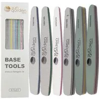 Sun Garden Nails Sandblatt-Nagelfeile Base Tools Feilenset - Nagelfeile, Gel-Nagelfeilen-Set