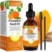 ALIVER Haaröl Kürbiskern Haaröl Haarwachstum Wimpern Bart Nägel Bio Vegan Aliver, 1-tlg., Vegan