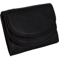 MIRROSI Mini Geldbörse Kleines Portemonnaie aus weichem Echtleder (10,50 x 7,50 x 2,50 cm BxHxT), mit Münzfach für Damen Herren,leicht