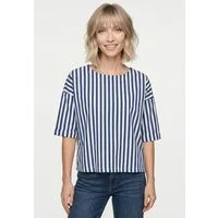 RICHROYAL Blusentop Regular fit mit Streifenmuster