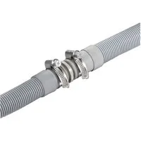 Xavax Schlauchverbinder Ablaufschlauchverbinder Ø 20 mm für Waschmaschine, temperaturbeständig