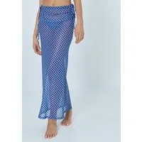 LSCN by LASCANA Meshrock mit grafischem Druck, Strandrock, Cover-up