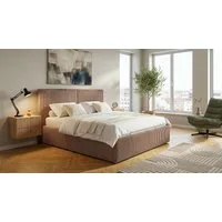 OTTO home Polsterbett AVVRA in der Größe 180x200 cm, mit flauschigen Breitcord bezogen, wahlweise mit Lattenrost und King-Matratze (28cm)