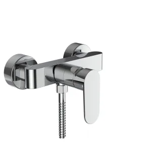 LAUFEN Brausearmatur Aufputz ohne Zubehör chrom H3315170044001