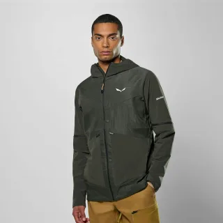 SALEWA - Puez Hemp Durastretch Hybrid 2 in 1 Jacke Herren - Grün (Gr.46)