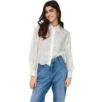 ONLY Hemdbluse ONLVALAIS L/S aus Baumwolle