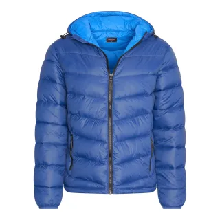 Hooded Winter Jacket Navy von Cappuccino Italia in der farbe Blau und in größe L.