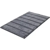 Kleine Wolke Badematte Monrovia, Badvorleger, Badezimmer Teppich, Höhe 23 mm, rutschhemmend beschichtet, fußbodenheizungsgeeignet, Kunstfaser, rechteckig, Badteppich, Uni Farben, gestreift, aus Mikrofaser, waschbar