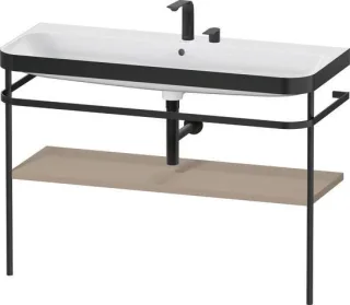 Duravit Happy D.2 Plus c-bonded Set mit Metallkonsole Leinen Matt 1175x490x850 mm - HP4739E75750000 HP4739E75750000