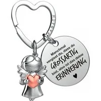 FABACH Schlüsselanhänger Schutzengel Star in Charms Größe mit Gravur "Beste Freundin"